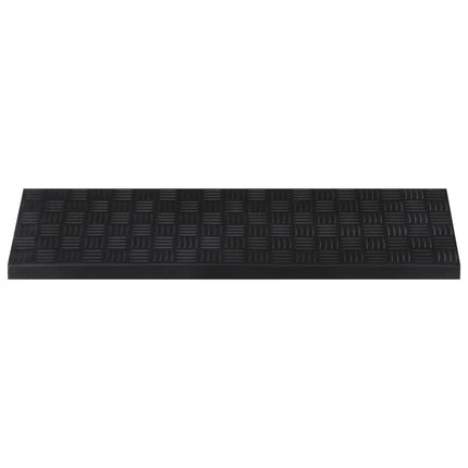 Trappstegsmattor 10 st 25x75 cm gummi