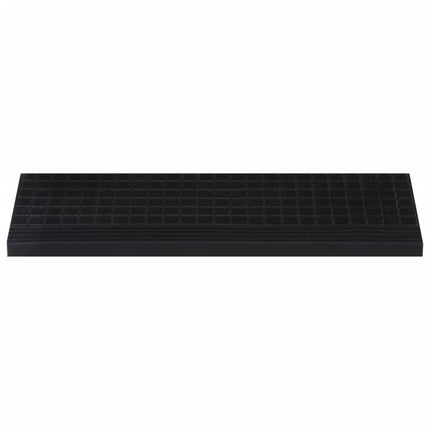 Trappstegsmattor 10 st 25x75 cm gummi