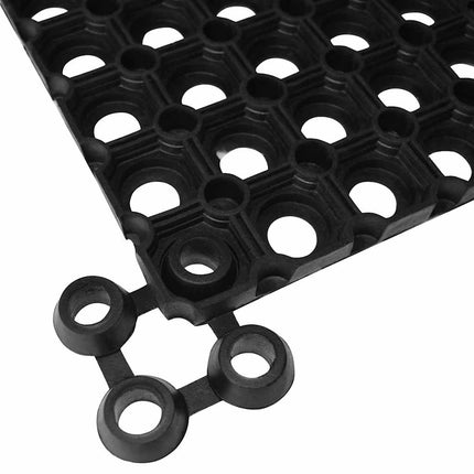 Dörrmatta rektangulär 60x80 cm Gummi