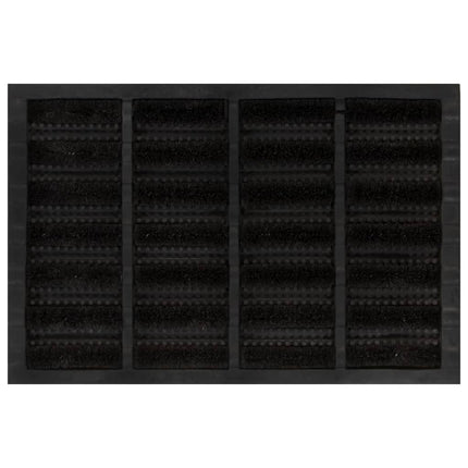 Dörrmatta rektangulär 40x60 cm gummi och kokos