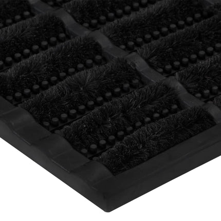 Dörrmatta rektangulär 40x60 cm gummi och kokos