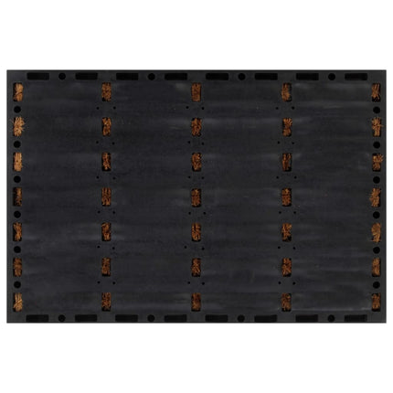 Dörrmatta rektangulär 40x60 cm gummi och kokos