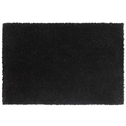 Dörrmattor 2 st svart 40x60 cm tuftad kokos