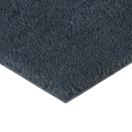 Dörrmatta mörkgrå 80x100 cm tuftad kokos