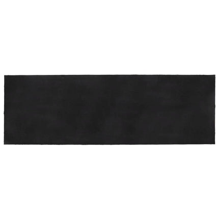 Dörrmatta mörkgrå 100x300 cm tuftad kokos