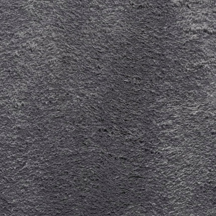 Mjuk matta HUARTE med kort lugg tvättbar antracit 100x200 cm