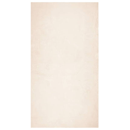 Mjuk matta HUARTE med kort lugg tvättbar beige 60x110 cm