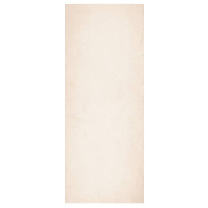 Mjuk matta HUARTE med kort lugg tvättbar beige 80x200 cm