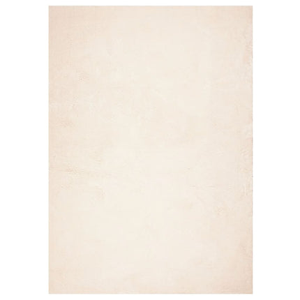 Mjuk matta HUARTE med kort lugg tvättbar beige 120x170 cm