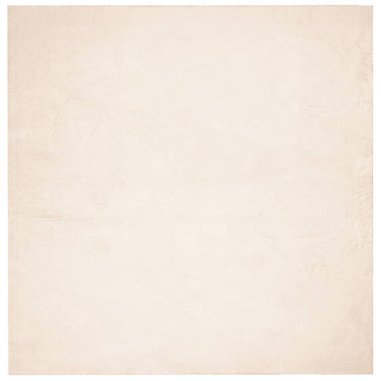 Mjuk matta HUARTE med kort lugg tvättbar beige 200x200 cm
