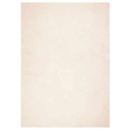Mjuk matta HUARTE med kort lugg tvättbar beige 240x340 cm