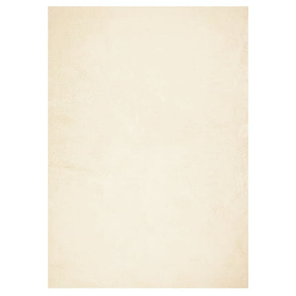 Mjuk matta HUARTE med kort lugg tvättbar gräddvit 240x340 cm