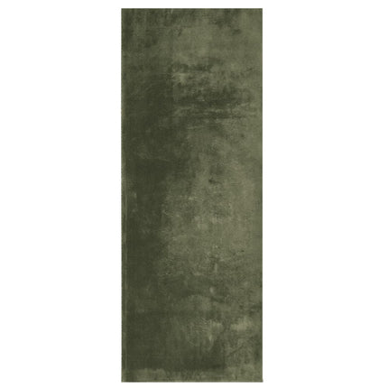 Mjuk matta HUARTE med kort lugg tvättbar skogsgrön 80x200 cm