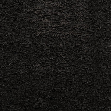 Mjuk matta HUARTE med kort lugg tvättbar svart 100x200 cm