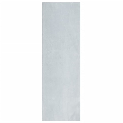 Mjuk matta HUARTE med kort lugg tvättbar blå 80x250 cm