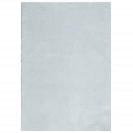 Mjuk matta HUARTE med kort lugg tvättbar blå 160x230 cm