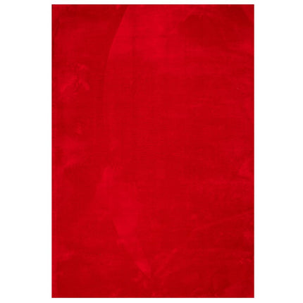 Mjuk matta HUARTE med kort lugg tvättbar röd 140x200 cm