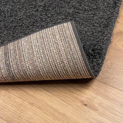 Ryamatta PAMPLONA lång lugg modern antracit 120x170 cm