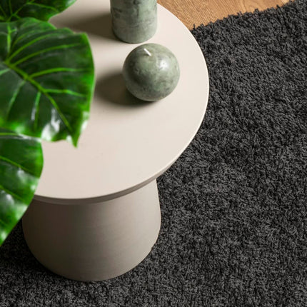 Ryamatta PAMPLONA lång lugg modern antracit 120x170 cm