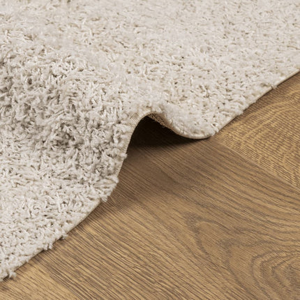 Ryamatta PAMPLONA lång lugg modern gräddvit 120x170 cm