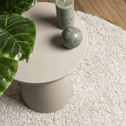 Ryamatta PAMPLONA lång lugg modern gräddvit 120x170 cm