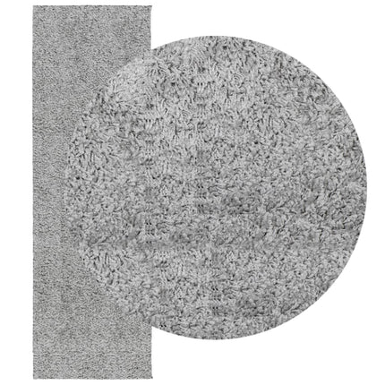 Ryamatta PAMPLONA lång lugg modern grå 80x250 cm