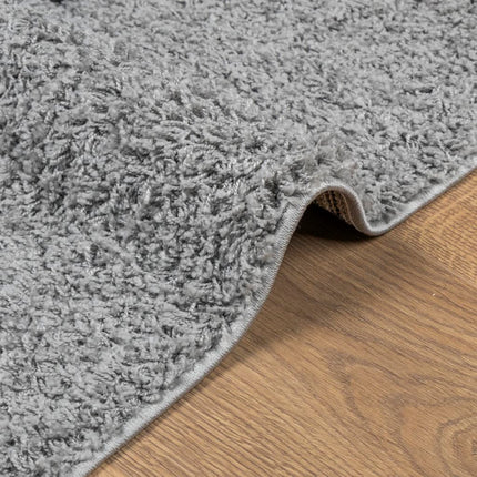 Ryamatta PAMPLONA lång lugg modern grå 80x250 cm