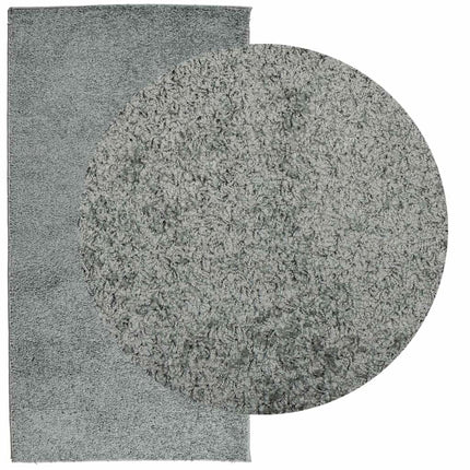 Ryamatta PAMPLONA lång lugg modern grön 80x150 cm
