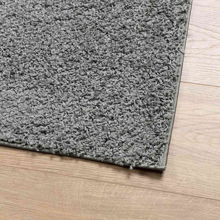 Ryamatta PAMPLONA lång lugg modern grön 80x150 cm