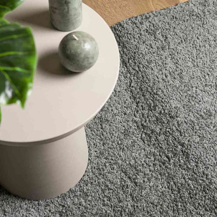 Ryamatta PAMPLONA lång lugg modern grön 80x150 cm