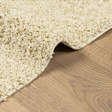 Ryamatta PAMPLONA lång lugg modern guld 60x110 cm
