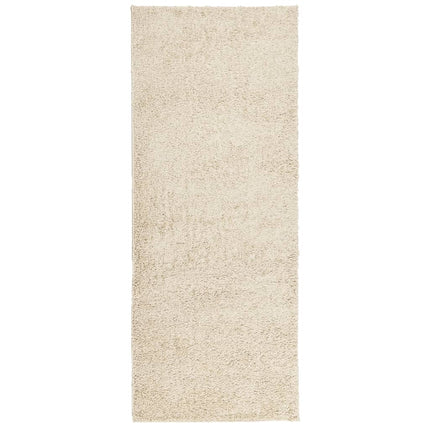 Ryamatta PAMPLONA lång lugg modern guld 80x200 cm