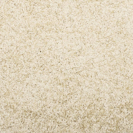 Ryamatta PAMPLONA lång lugg modern guld 160x160 cm