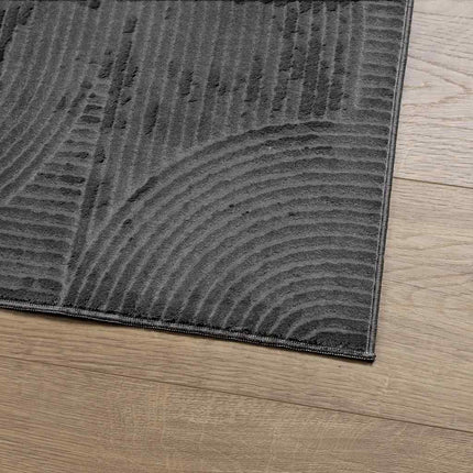 Matta IZA kort lugg skandinavisk look antracit 80x150 cm