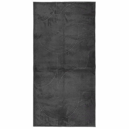 Matta IZA kort lugg skandinavisk look antracit 100x200 cm