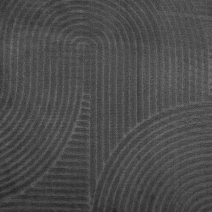 Matta IZA kort lugg skandinavisk look antracit 100x200 cm
