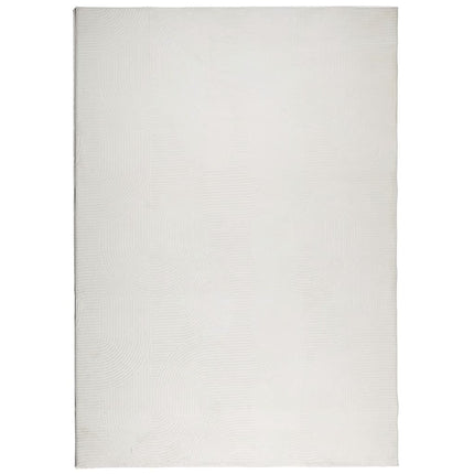 Matta IZA kort lugg skandinavisk look gräddvit 160x230 cm