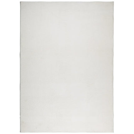Matta IZA kort lugg skandinavisk look gräddvit 200x280 cm