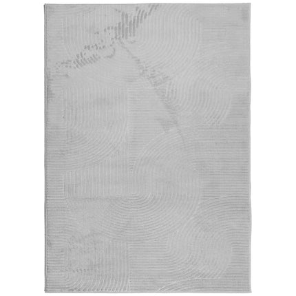Matta IZA kort lugg skandinavisk look grå 240x340 cm