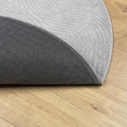 Matta IZA kort lugg skandinavisk look grå Ø 80 cm