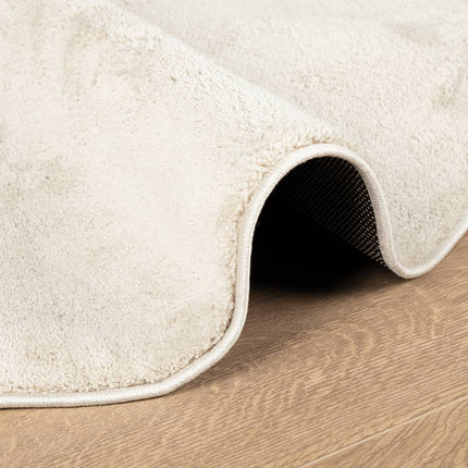 Matta OVIEDO kort lugg beige Ø 160 cm