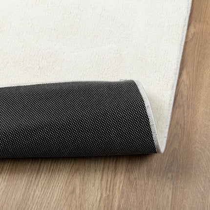 Matta OVIEDO kort lugg gräddvit 120x120 cm