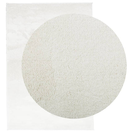 Matta OVIEDO kort lugg gräddvit 120x170 cm