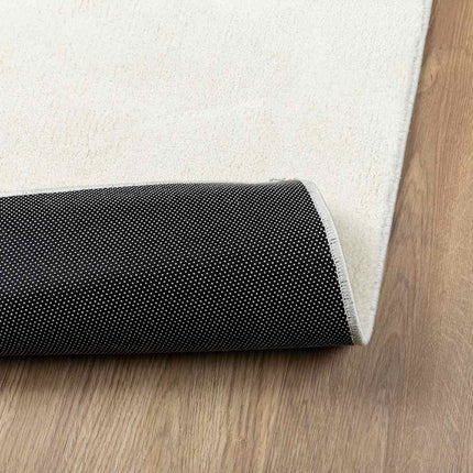 Matta OVIEDO kort lugg gräddvit 200x200 cm
