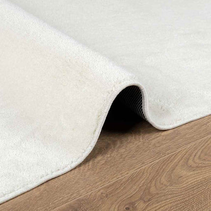 Matta OVIEDO kort lugg gräddvit 200x200 cm