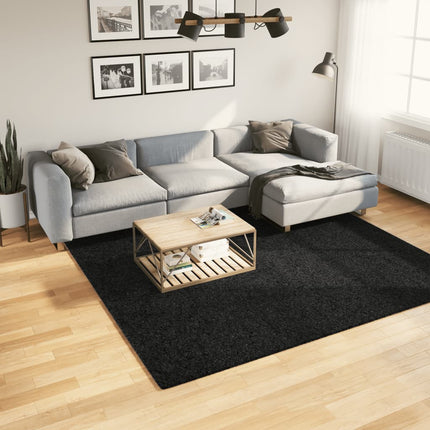 Matta OVIEDO kort lugg svart 240x240 cm
