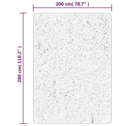 Matta OVIEDO kort lugg grön 200x280 cm