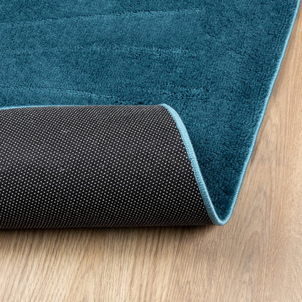 Matta OVIEDO kort lugg turkos 120x120 cm
