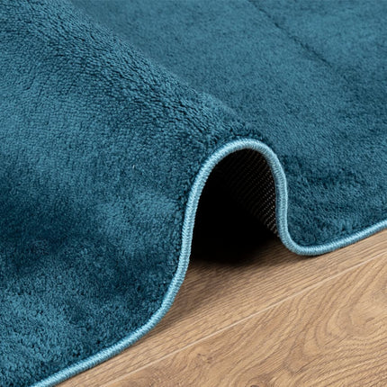 Matta OVIEDO kort lugg turkos 120x120 cm
