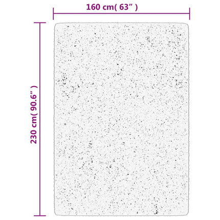 Matta OVIEDO kort lugg turkos 160x230 cm
